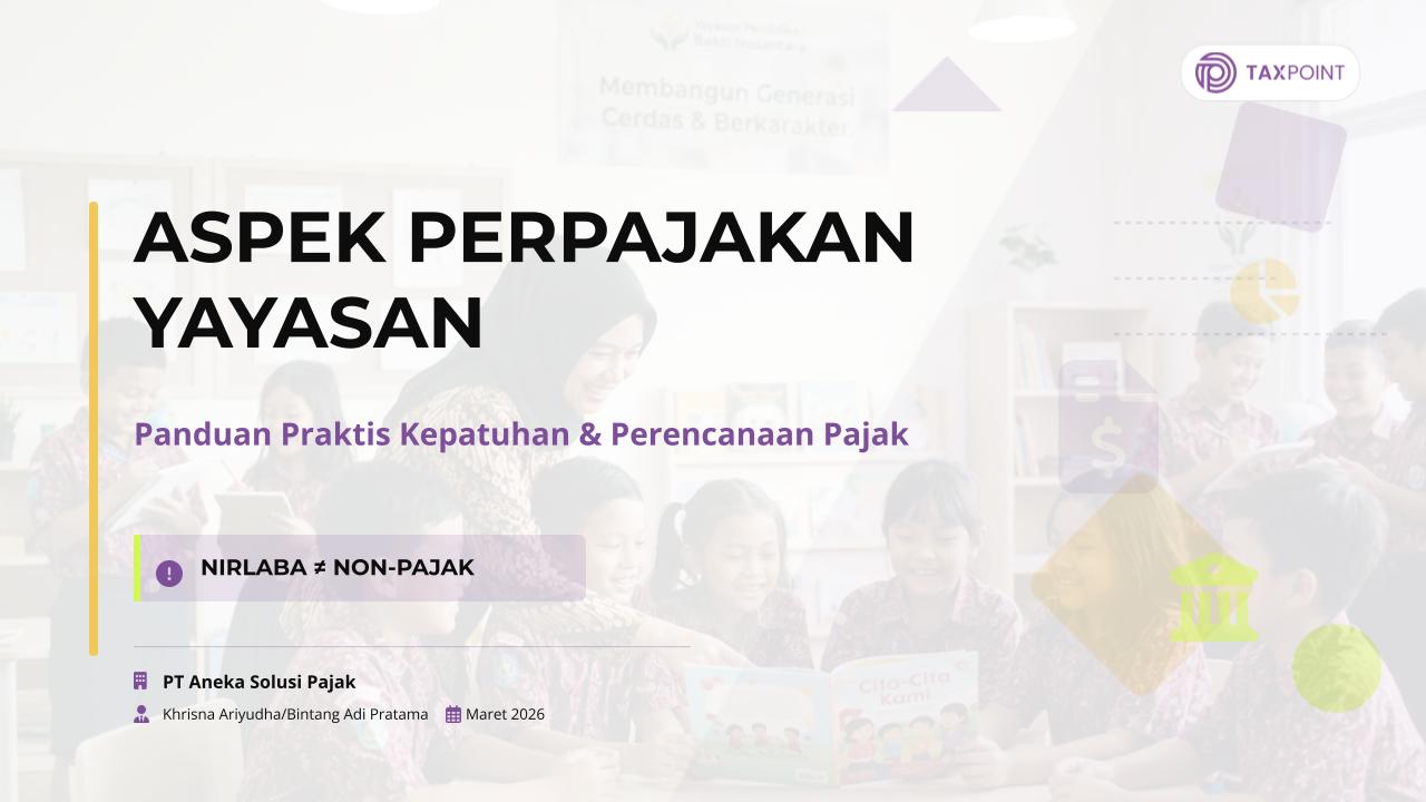 Aspek Perpajakan Yayasan