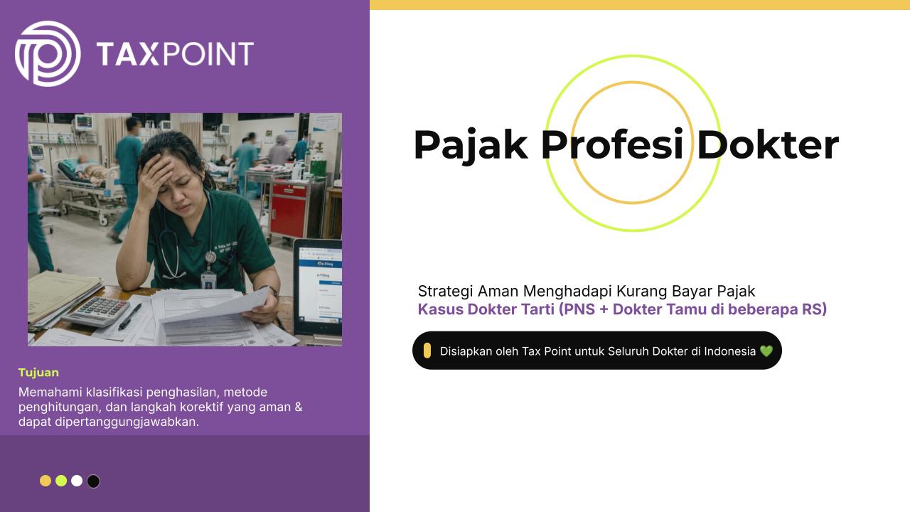Aspek Perpajakan Profesi Dokter